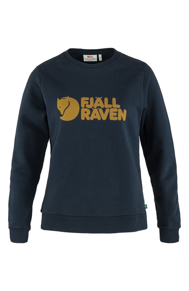 Fjällräven Organic Cotton Graphic Logo Sweatshirt, Alternate, color, 