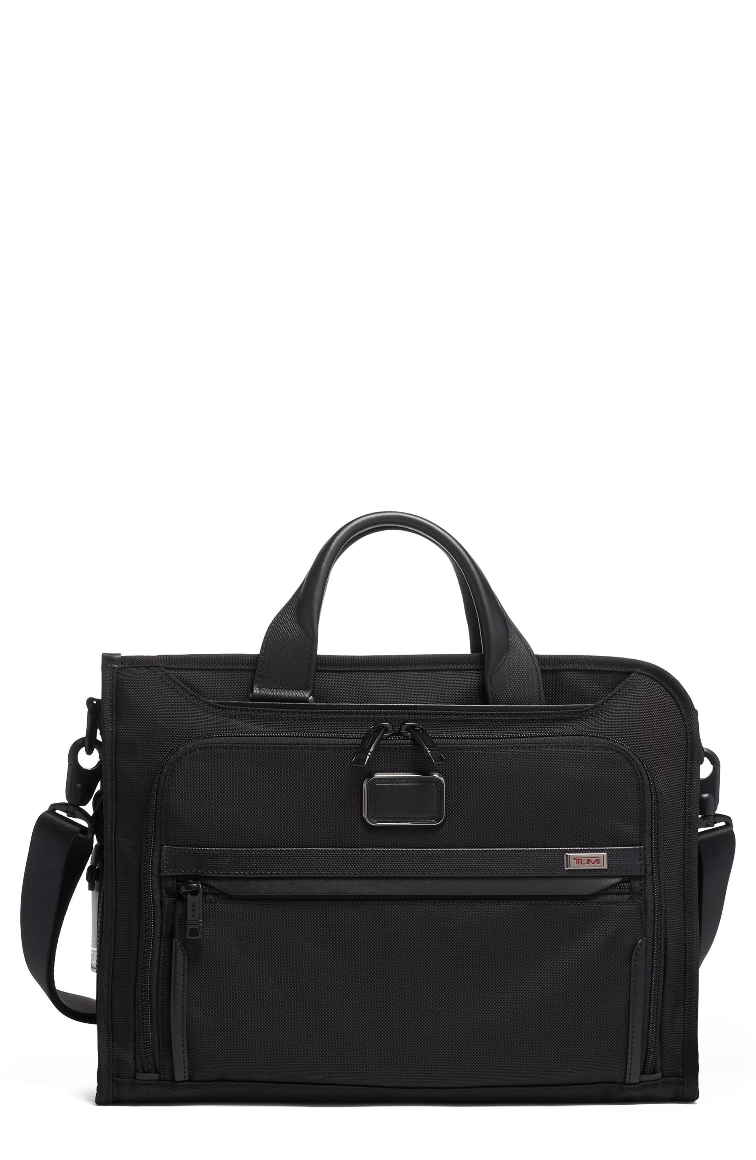 TUMI Alpha 3 Slim Deluxe Portfolio, Main, color, 