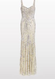 Jenny Packham Da Vinci Sequin-Embellished Dress