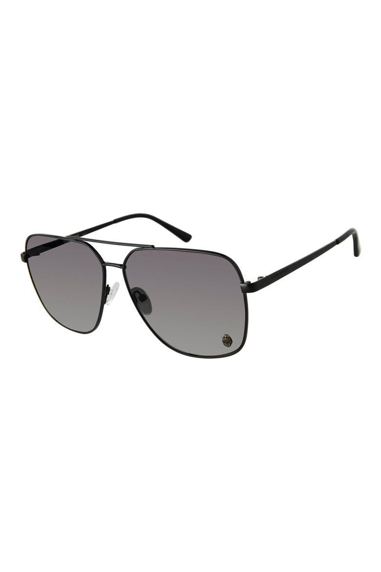 61mm Gradient Navigator Sunglasses, Alternate, color, BLACK/ GRAY GRADIENT
