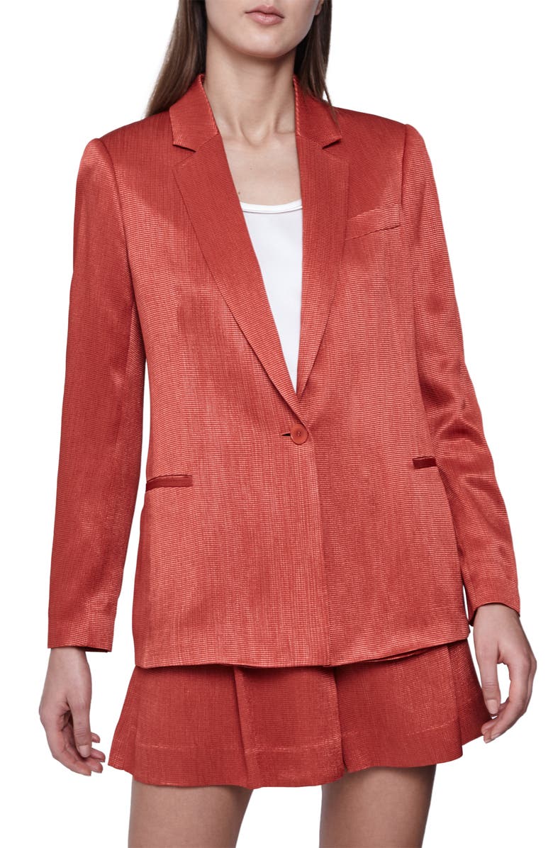 Reiss Ayla Textured Blazer, Main, color, 