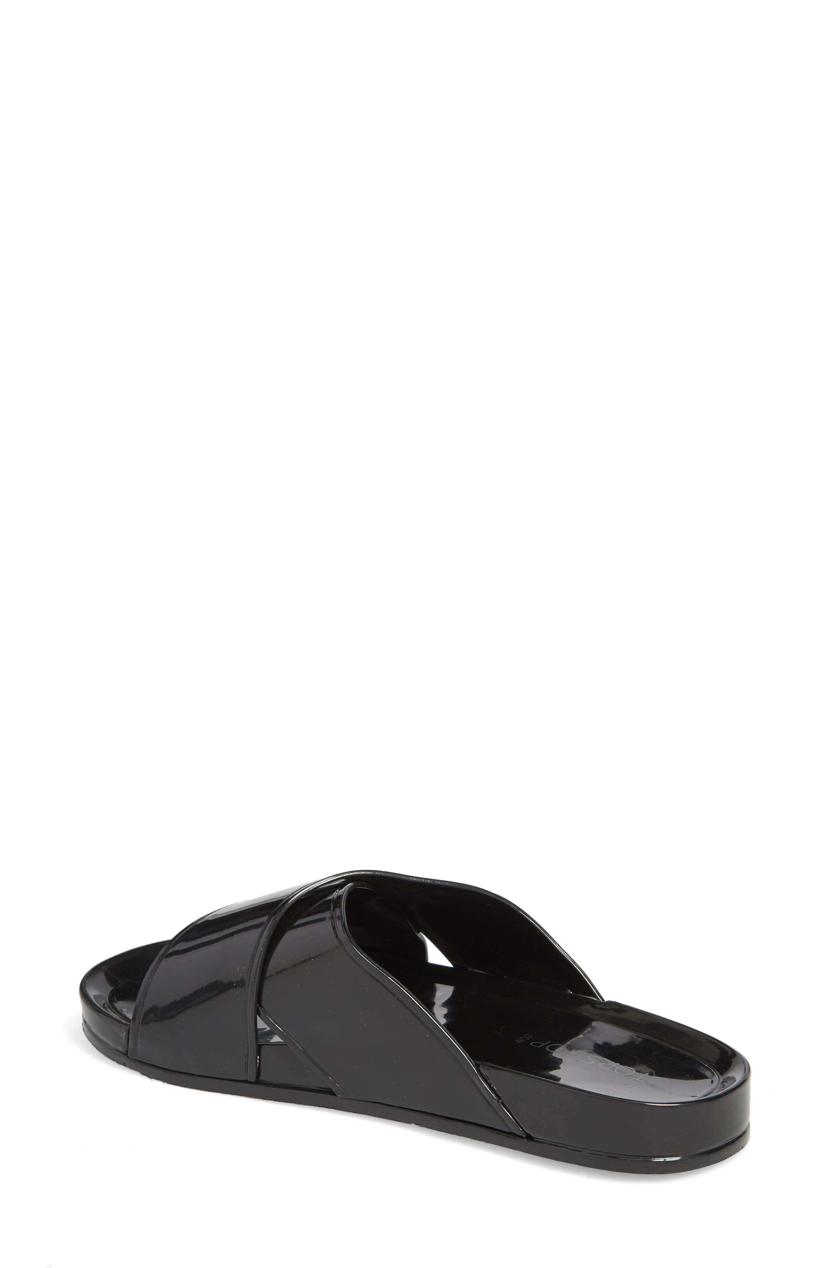Topshop Roxy Jelly Slide Sandal, Alternate, color, 