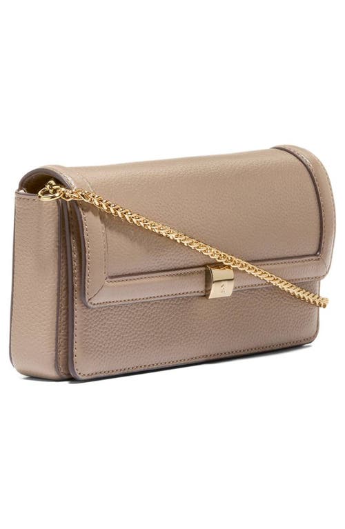 Cole Haan Daniella Leather Wallet On A Chain In Brown