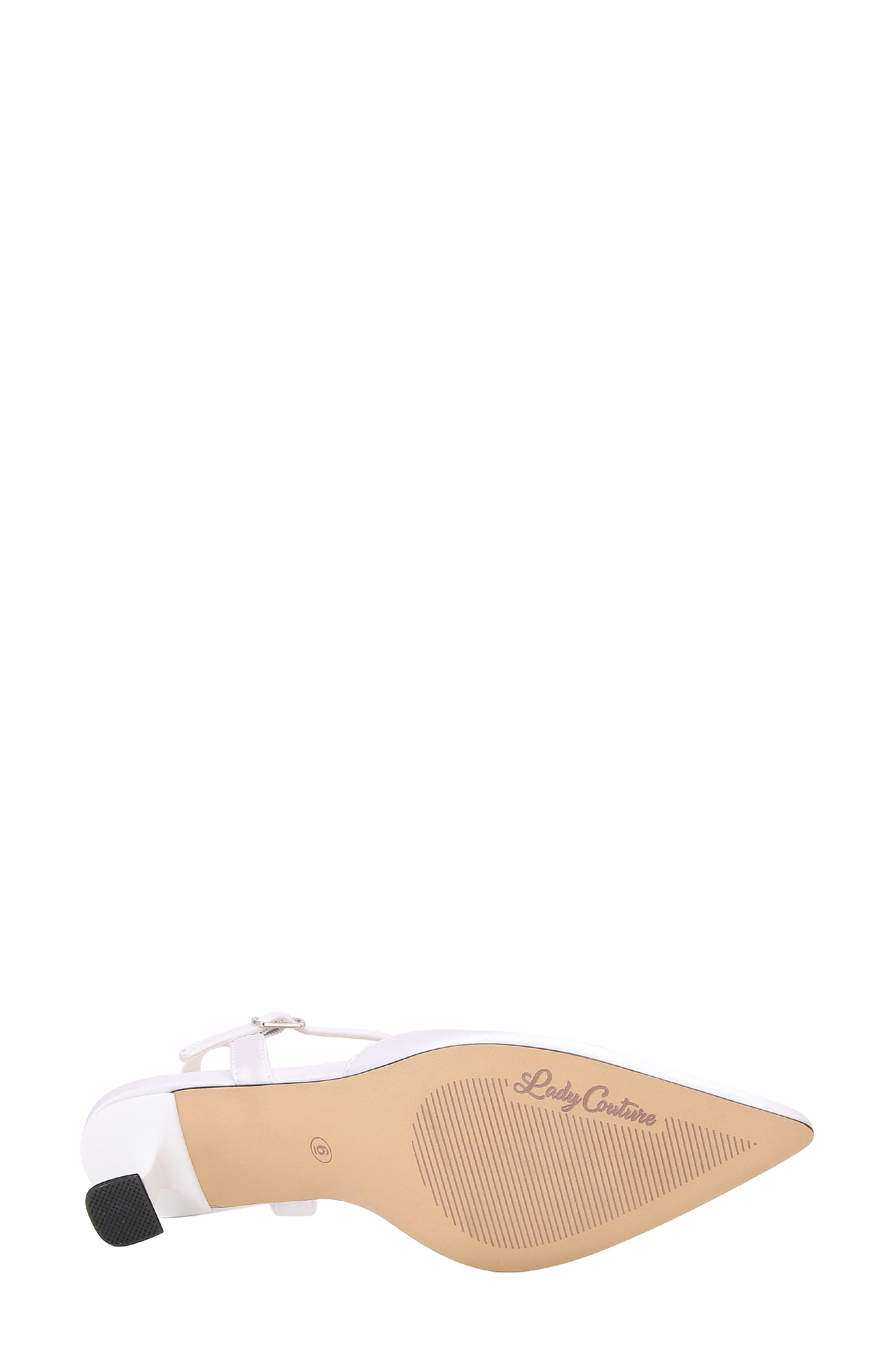 Classy Pointed Toe Pump, Alternate, color, WHITE