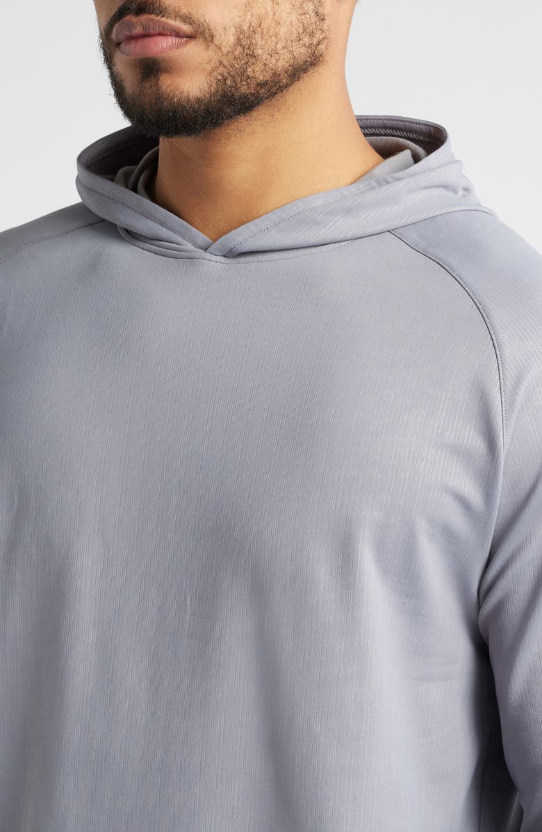 Peter Millar Pine Camo Performance Hoodie, Alternate, color, Oslo Grey