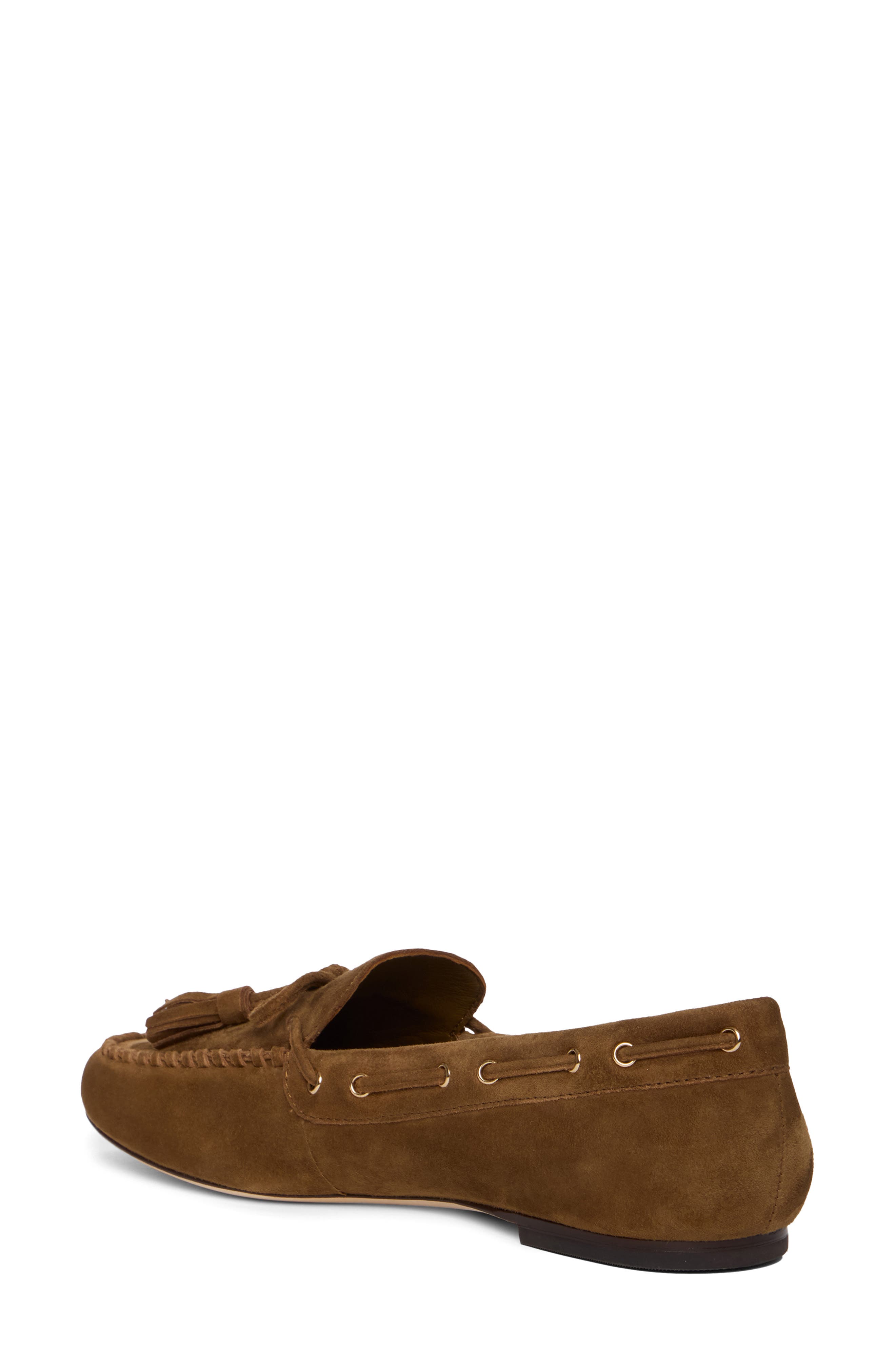 Ezra Tassel Loafer, Alternate, color, CHESTNUT