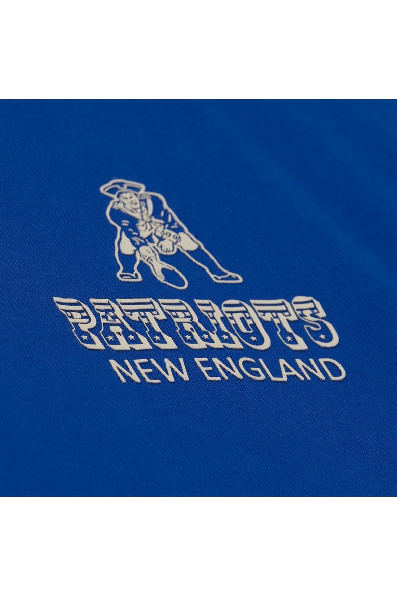 Men's Mitchell & Ness Royal New England Patriots Core Essentials Micro Logo T-Shirt, Alternate, color, Royal