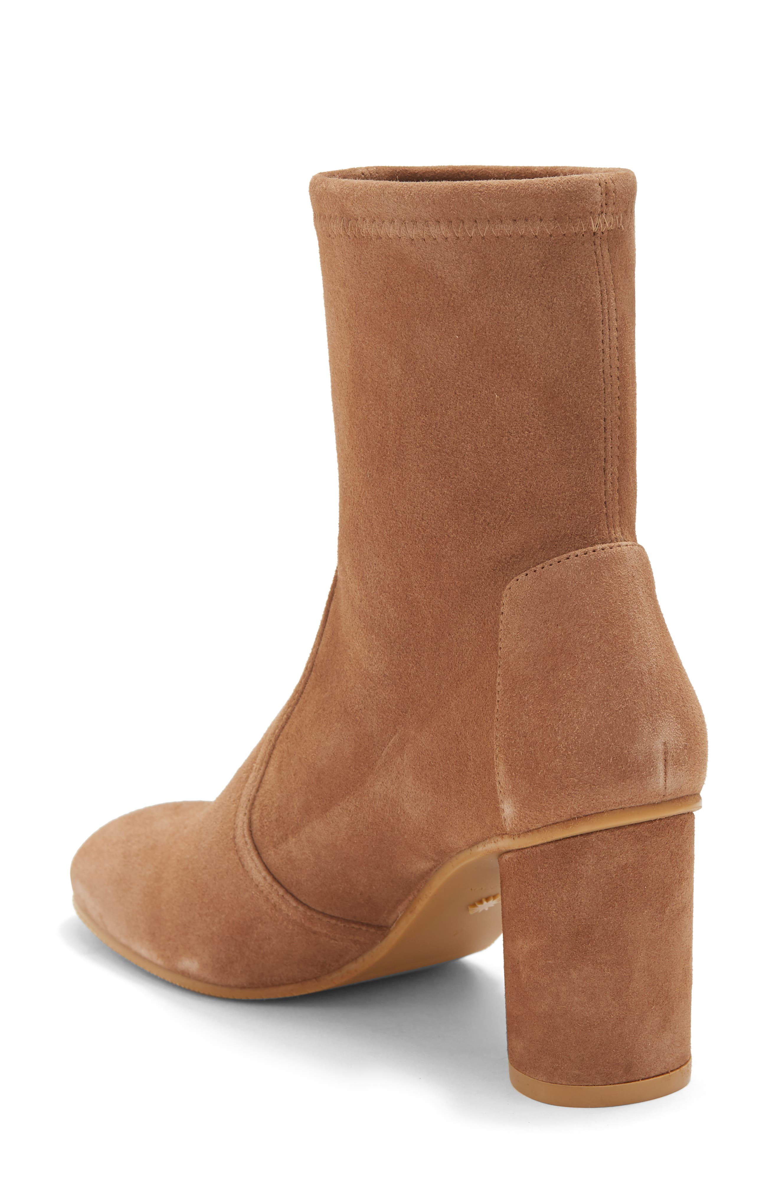 Margot Block Heel Bootie, Alternate, color, CAMEL