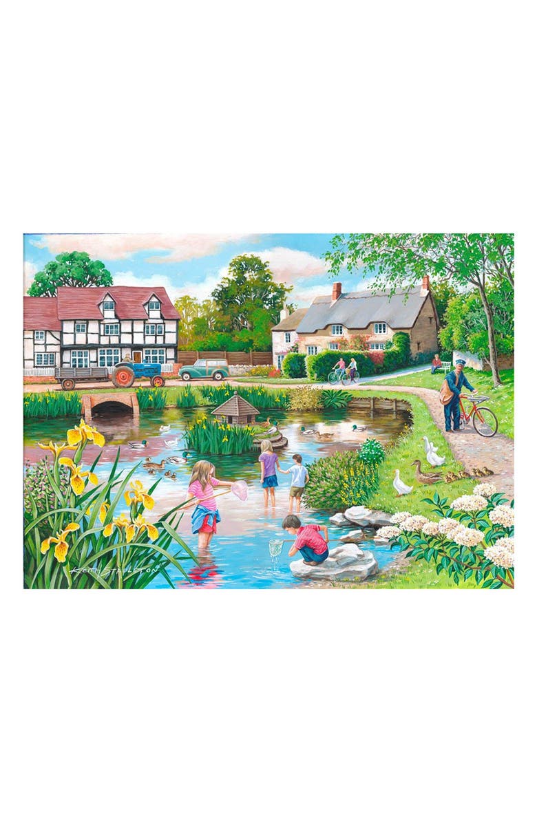 The House of Puzzles Duck Pond Big 250-Piece Jigsaw Puzzle, Alternate, color,