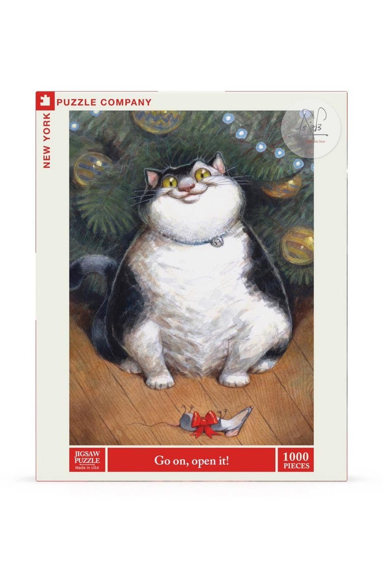 NEW YORK PUZZLE COMPANY Go on, open it! 1000 Piece Puzzle, Main, color, NO COLOR