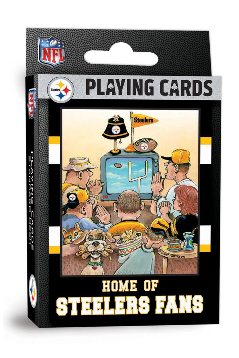 Pittsburgh Steelers Fan Playing Cards, Main, color, Multicolor