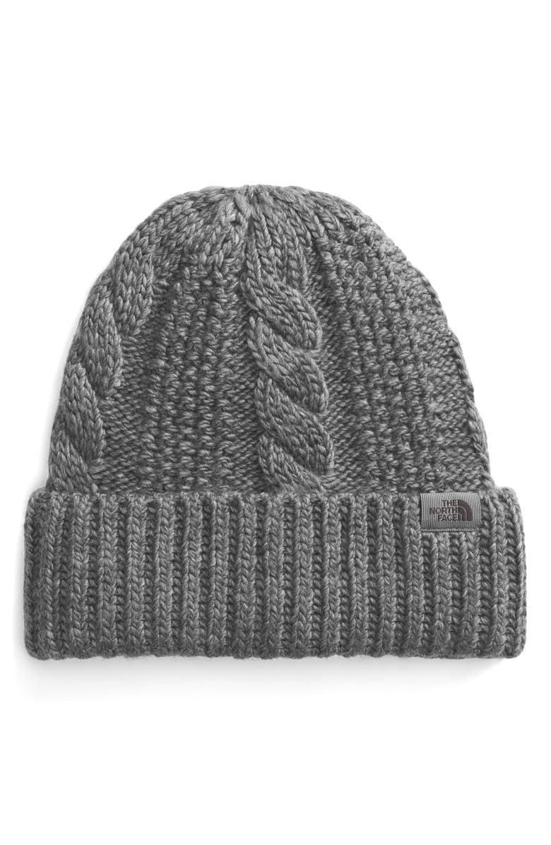 The North Face Oh Mega Beanie, Alternate, color, Tnf Medium Grey Heather