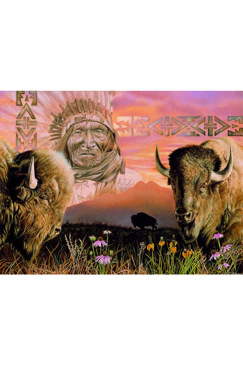 Keeper of the Plains 500 piece Jigsaw Puzzle for Adults, Alternate, color, Multicolor