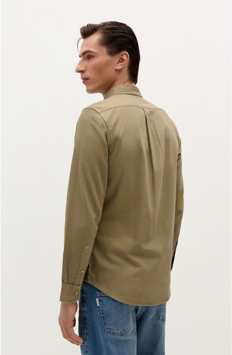 Scalpers Beach Oxford Bd Shirt, Alternate, color, Khaki