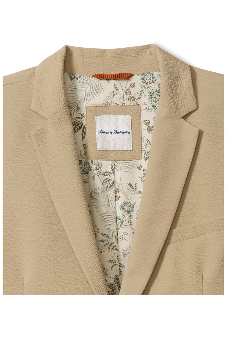 Nova Wave Stretch Cotton Seersucker Sport Coat, Alternate, color, STONE KHAKI