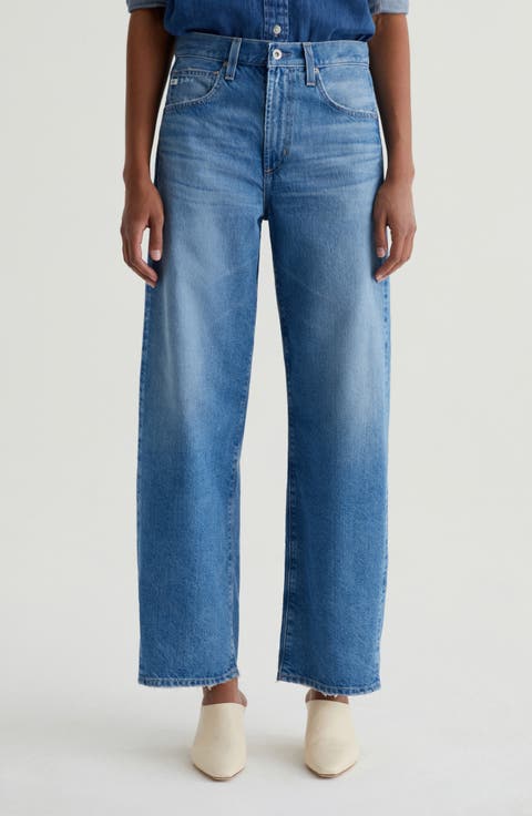 Hattie High Waist Barrel Jeans (Flashback)
