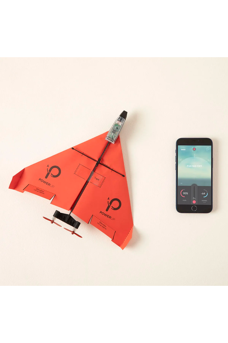 Smartphone-Controlled Paper Airplane by Power Up Toys, Alternate, color, 4.0 Model
