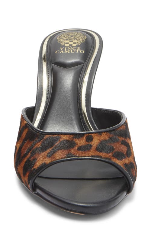 Vince Camuto Prynn Genuine Calf Hair Sandal In Animal Print