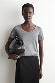 COS Slim Silk T-Shirt