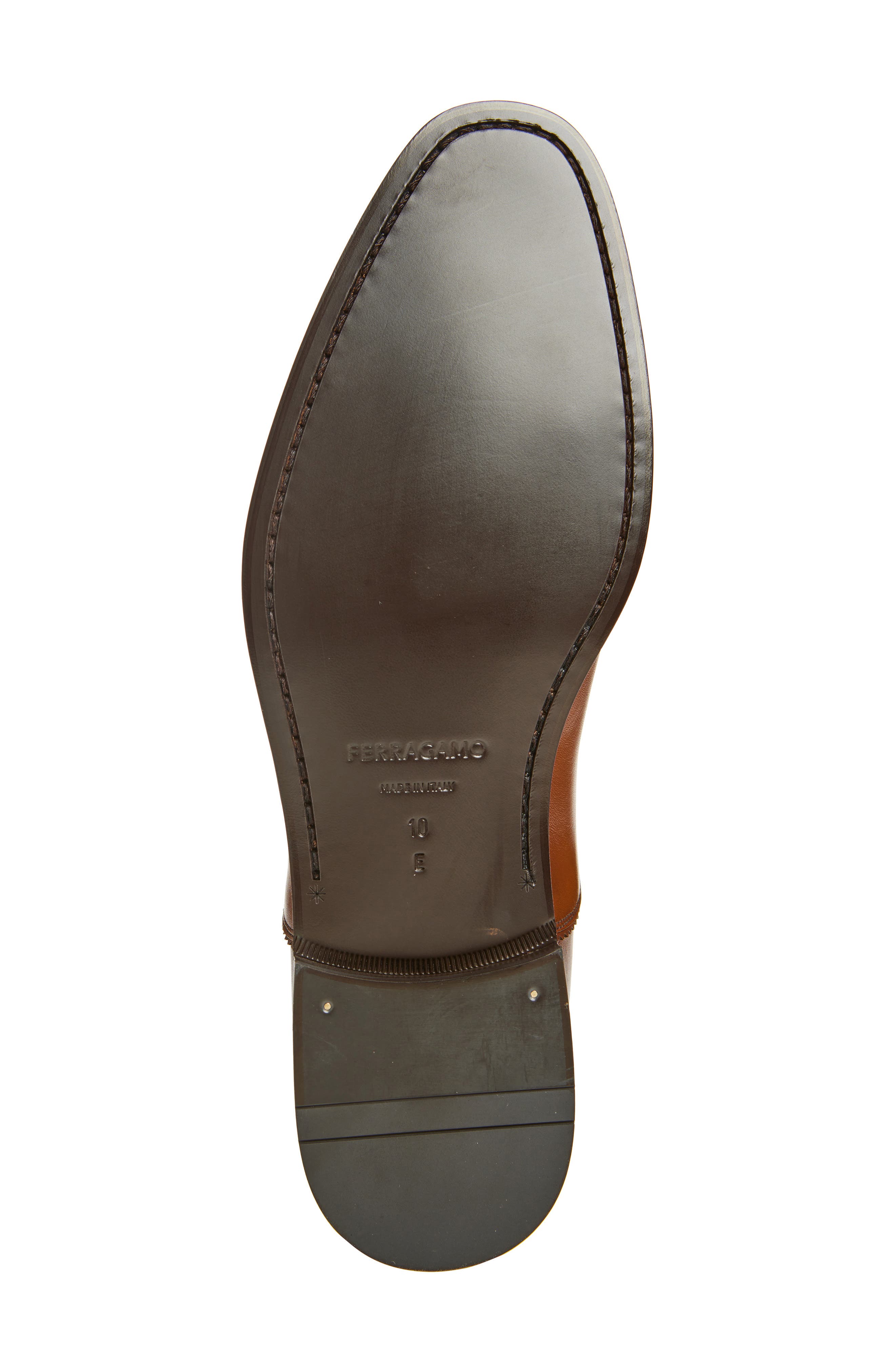 FERRAGAMO Boston Cap Toe Oxford, Alternate, color, Brown