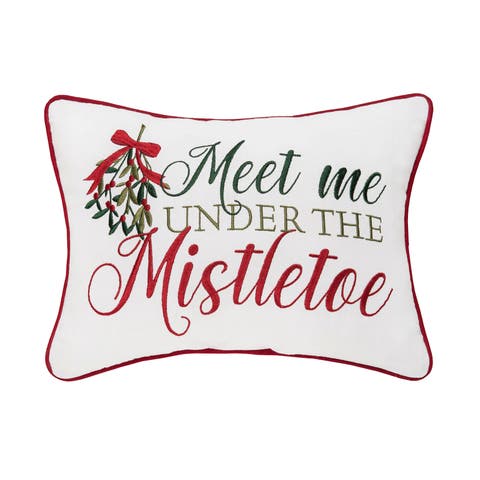 Under The Mistletoe Pillow