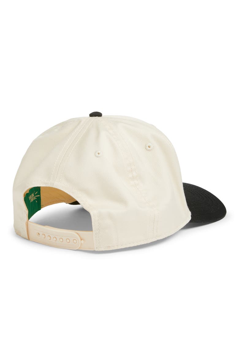 Off the Wagon Adjustable Snapback Hat, Alternate, color, WHITE/ BLACK