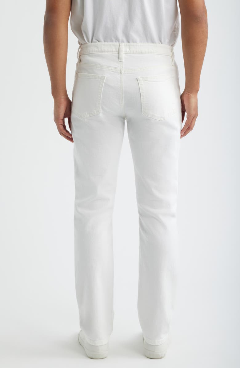 FRAME Modern Straight Leg Jeans, Alternate, color, White Grind
