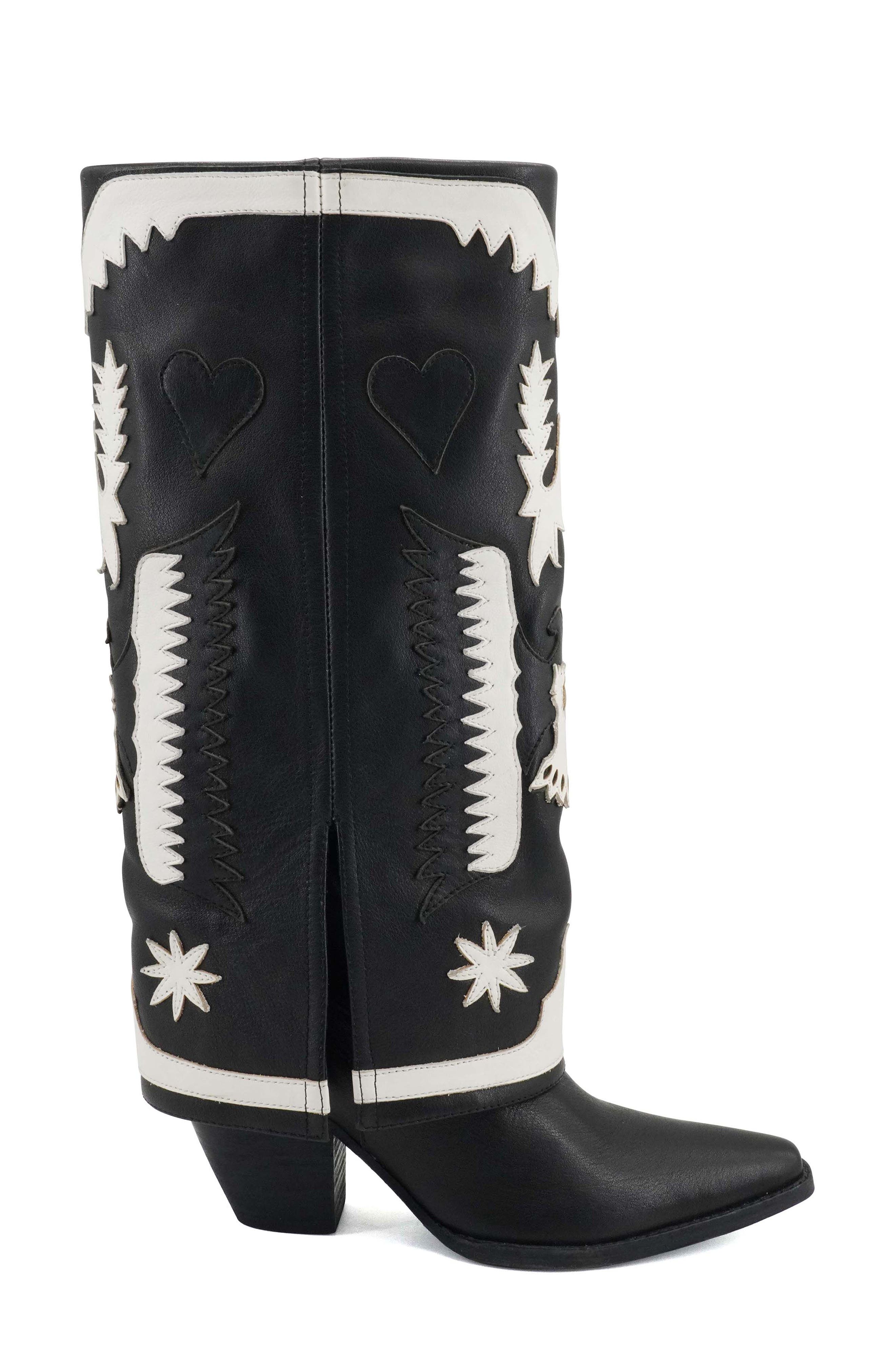 ZIGI Hungria Knee High Western Boot, Alternate, color, 