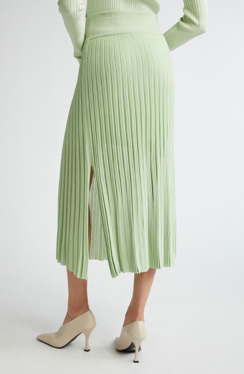 Maria McManus Sheer Pleated Midi Sweater Skirt, Alternate, color, 