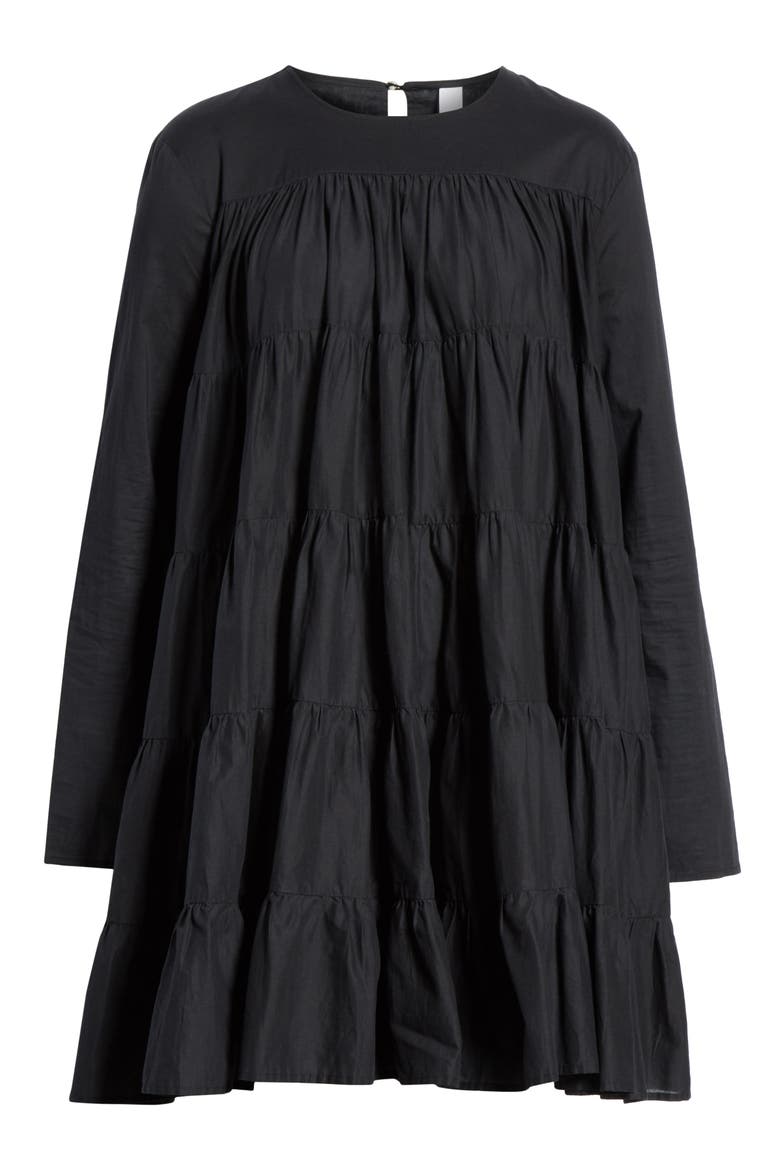 Soliman Dress, Alternate, color, BLACK