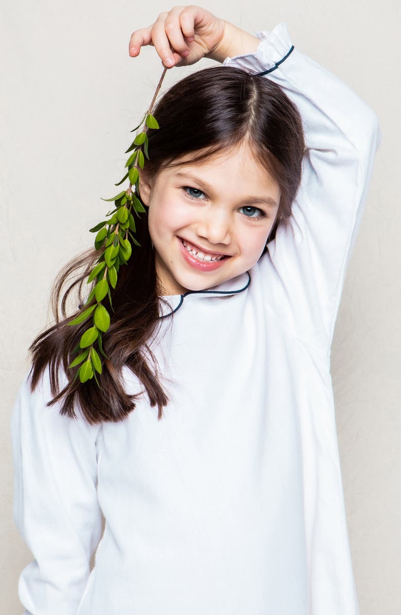 Petite Plume Kids' Sophia Long Sleeve Nightgown, Alternate, color, 