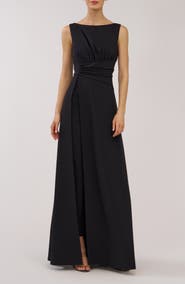 Kay Unger Palmer Sleeveless Maxi Jumpsuit