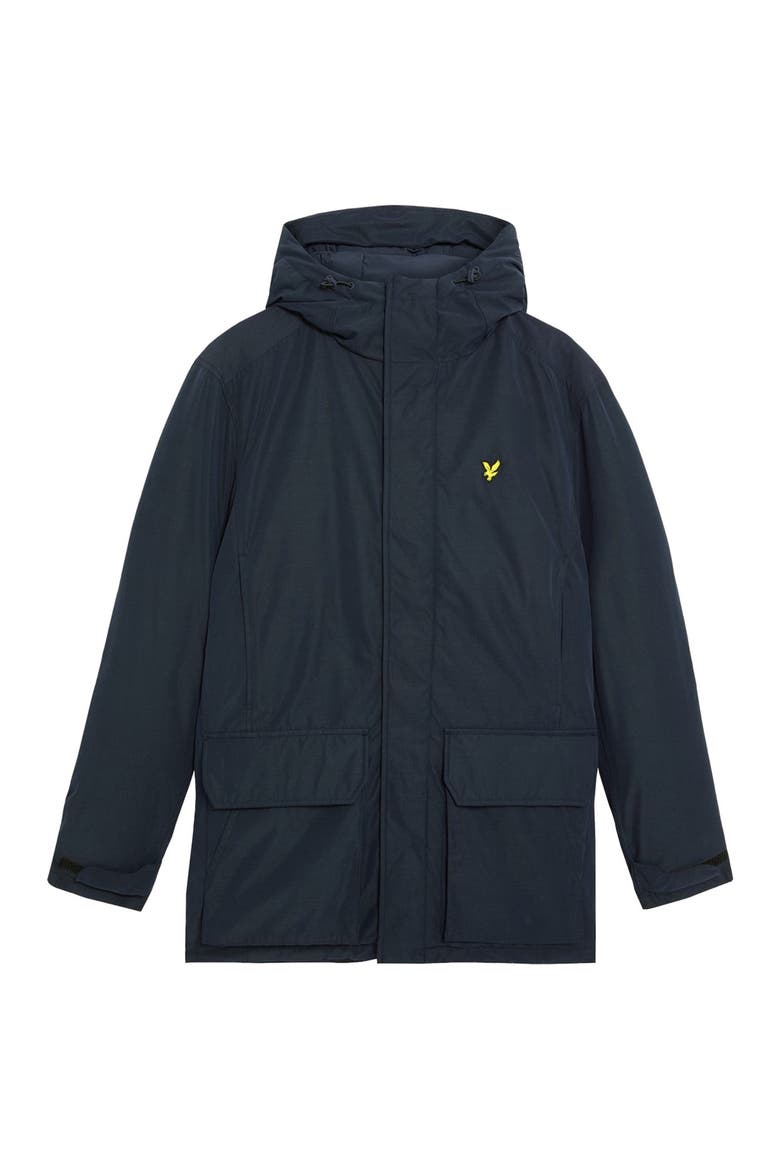 Long Sleeve Hooded Membrane Parka, Alternate, color, Dark Navy