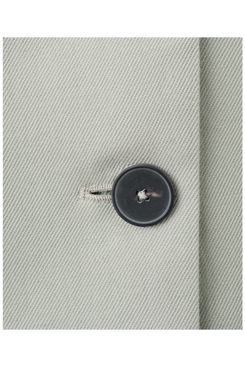 Double Breasted Cotton & Linen Jacket, Alternate, color, GREY