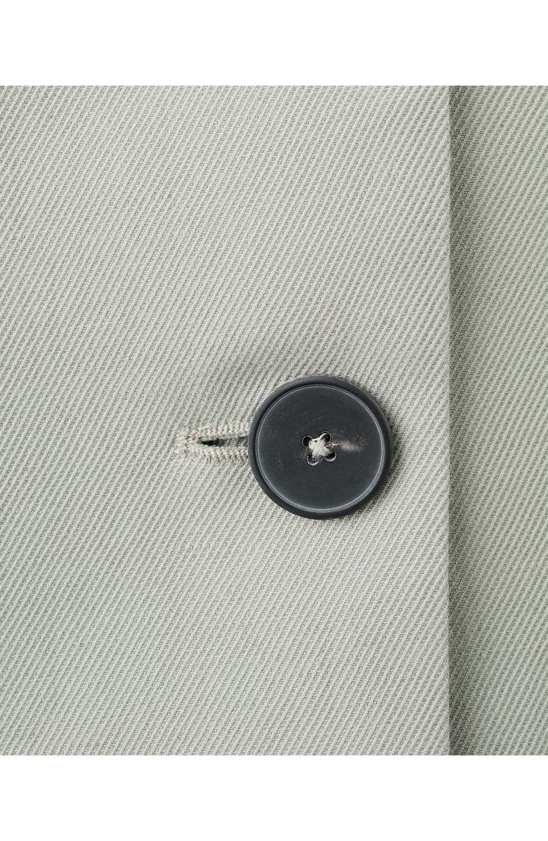 MANGO Double Breasted Cotton & Linen Jacket, Alternate, color, 