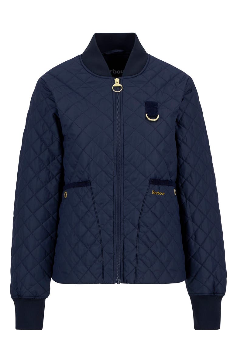 Barbour Reyna Quilted Bomber Jacket, Alternate, color, 
