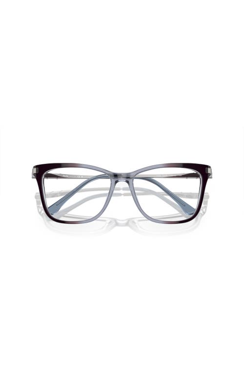 Sferoflex 55mm Butterfly Optical Glasses In Blue
