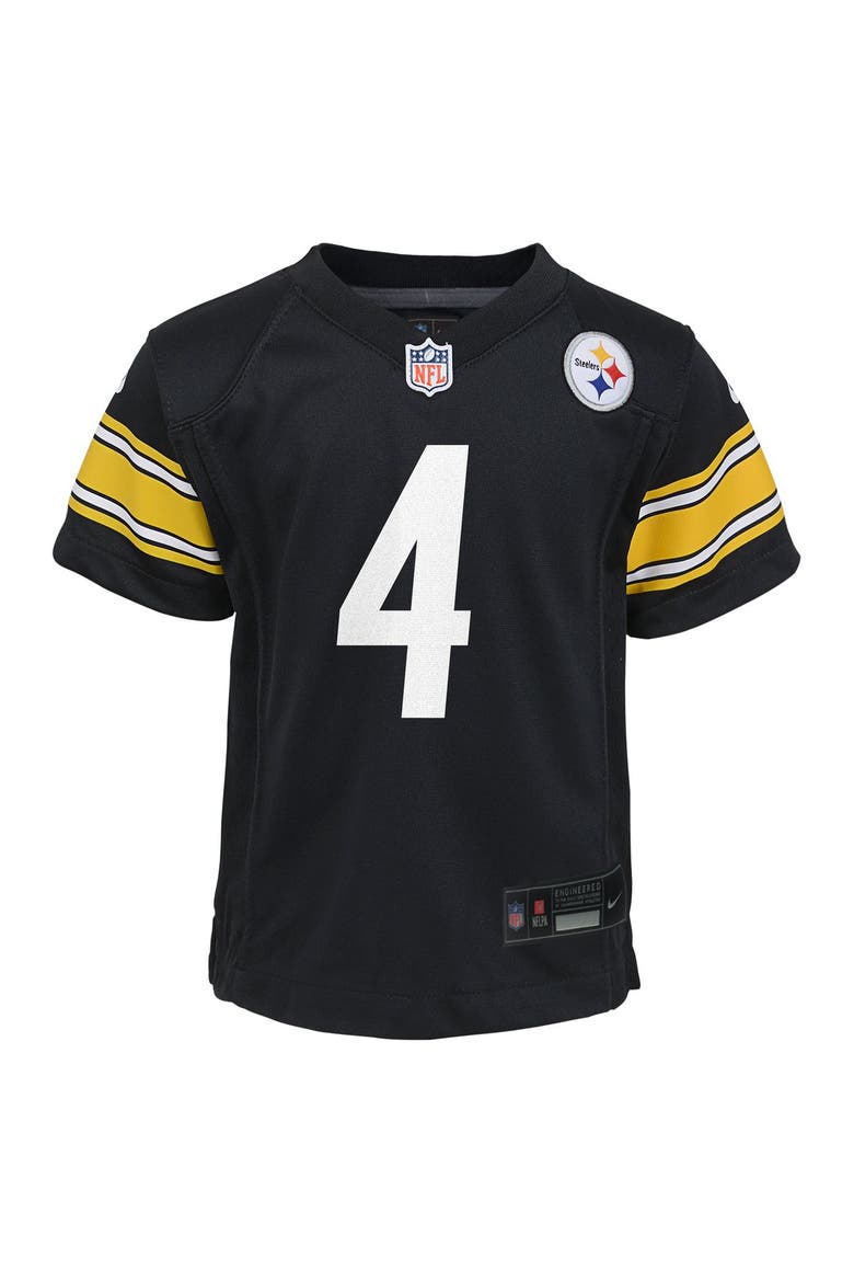 Preschool Nike D.K. Metcalf Black Pittsburgh Steelers Team Game Jersey, Alternate, color, Black