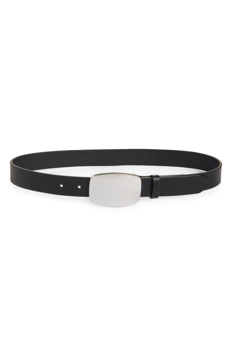 rag 
bone Wyatt Leather Belt, Main, color, 