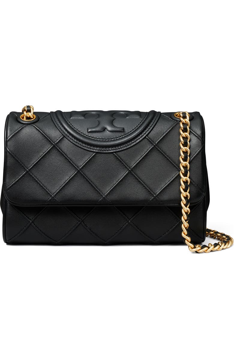 Tory Burch Soft Fleming Small Convertible Leather Shoulder Bag, Main, color,