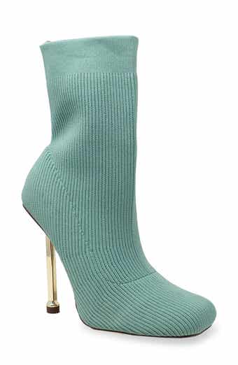 CHASE AND CHLOE Knit Stiletto Bootie