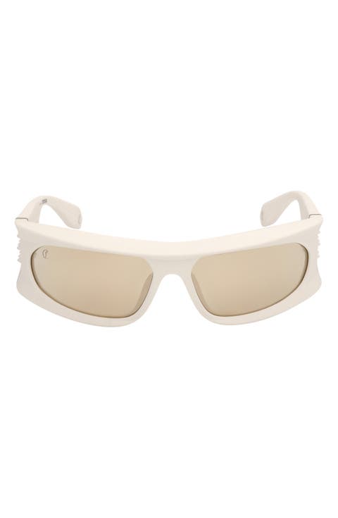64mm Geometric Sunglasses