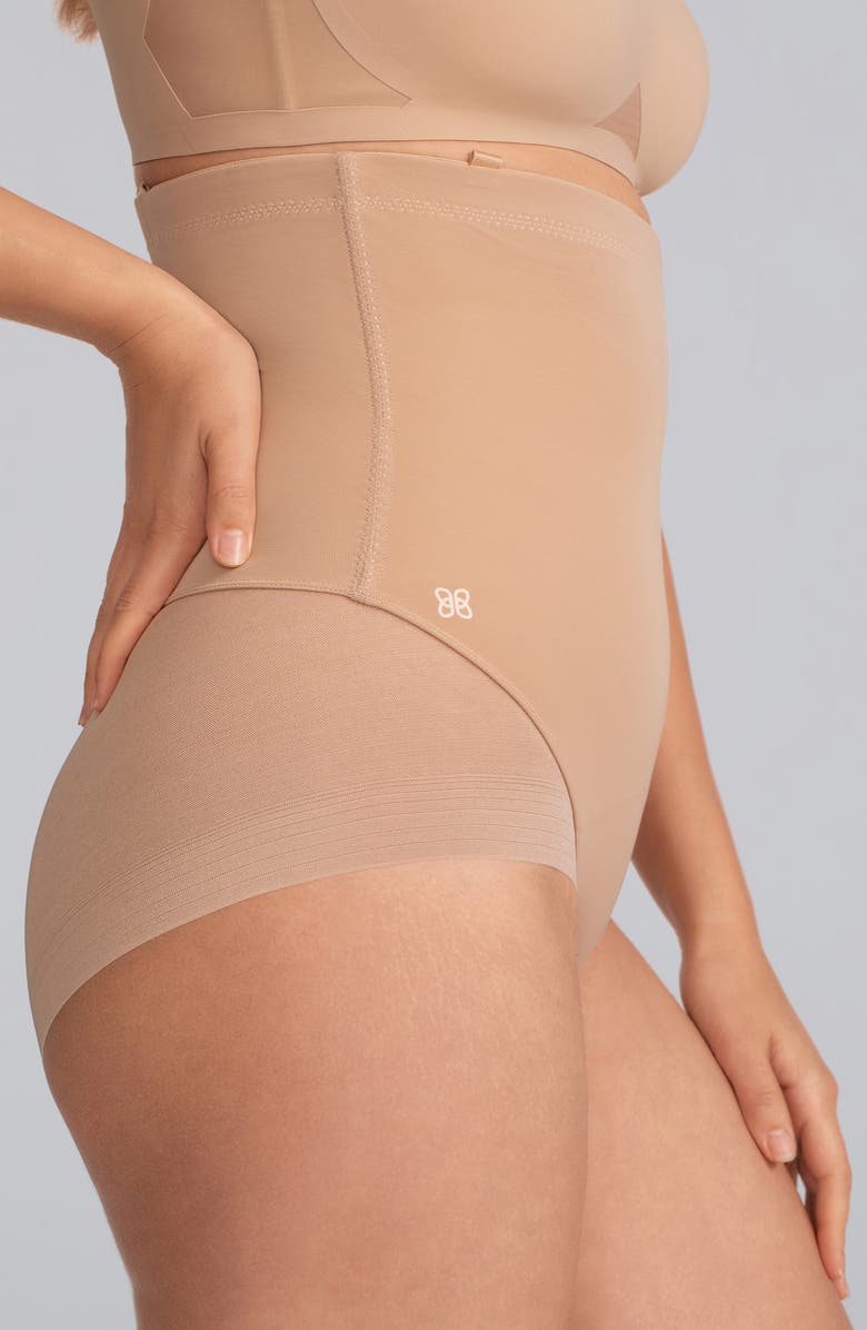 Honeylove SuperPower Briefs, Alternate, color, Sand