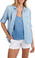 Bella Dahl Split Back Denim Shirt