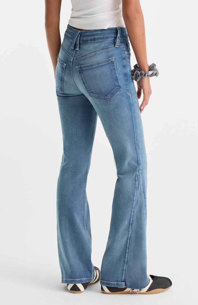 Good American Soft High Waist Bootcut Jeans, Alternate, color, Indigo1238