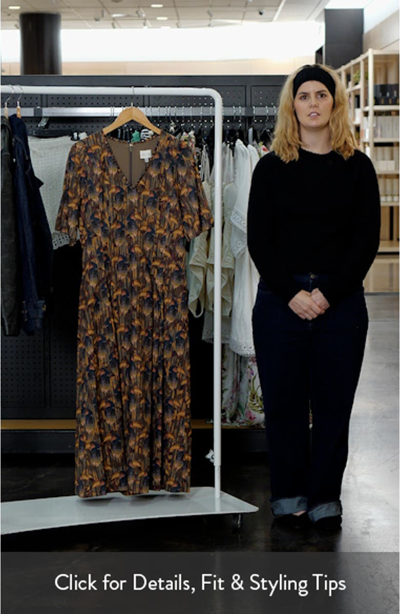 Gracie Puff Sleeve Midi Dress, sales video thumbnail