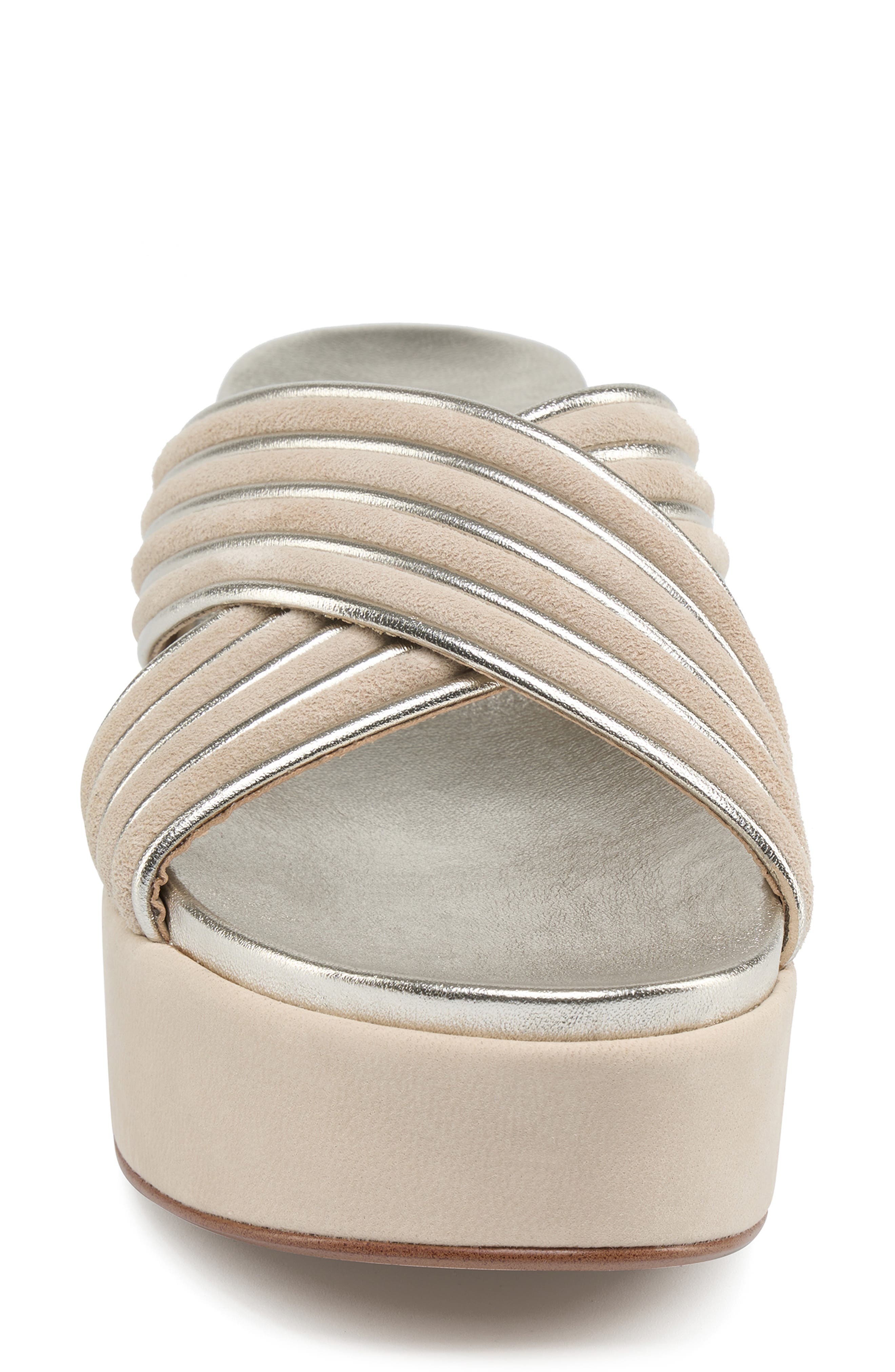 Quiana Platform Sandal, Alternate, color, SAND
