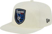 New Era Men's New Era  Cream San Jose Earthquakes 2025 Kickoff Snapback Golfer Hat