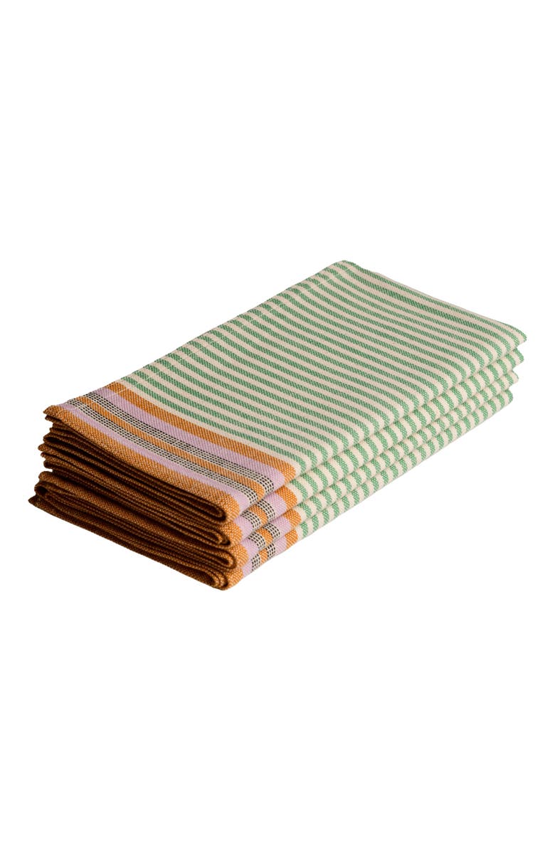 Siafu Home Handwoven Maua Napkins - Set of 4, Alternate, color, Green