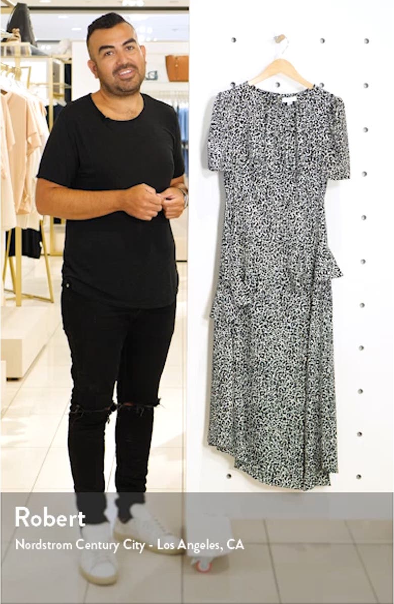 Animal Print Ruffle Dress, sales video thumbnail